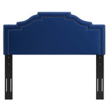 Lucia Full/Queen Performance Velvet Headboard Navy MOD-6312-NAV