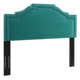 Lucia Full/Queen Performance Velvet Headboard Teal MOD-6312-TEA