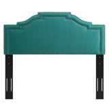 Lucia Full/Queen Performance Velvet Headboard Teal MOD-6312-TEA