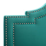 Lucia Full/Queen Performance Velvet Headboard Teal MOD-6312-TEA