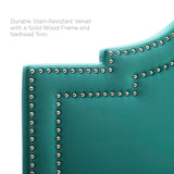 Lucia Full/Queen Performance Velvet Headboard Teal MOD-6312-TEA