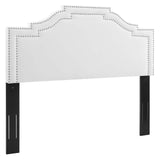 Lucia Full/Queen Performance Velvet Headboard White MOD-6312-WHI