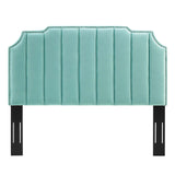 Rosalind Performance Velvet Twin Headboard Mint MOD-6314-MIN