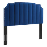 Rosalind Performance Velvet Twin Headboard Navy MOD-6314-NAV