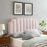 Rosalind Performance Velvet Twin Headboard Pink MOD-6314-PNK