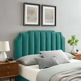 Rosalind Performance Velvet Twin Headboard Teal MOD-6314-TEA