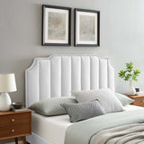 Rosalind Performance Velvet Twin Headboard White MOD-6314-WHI