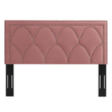 Modway Furniture Greta Performance Velvet King/California King Headboard XRXT Dusty Rose MOD-6322-DUS