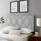 Modway Furniture Greta Performance Velvet King/California King Headboard XRXT Light Gray MOD-6322-LGR