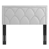 Modway Furniture Greta Performance Velvet King/California King Headboard XRXT Light Gray MOD-6322-LGR