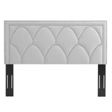 Modway Furniture Greta Performance Velvet King/California King Headboard XRXT Light Gray MOD-6322-LGR