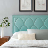 Modway Furniture Greta Performance Velvet King/California King Headboard XRXT Mint MOD-6322-MIN