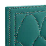 Modway Furniture Greta Performance Velvet King/California King Headboard XRXT Teal MOD-6322-TEA