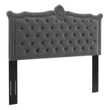 Louisa Tufted Performance Velvet Twin Headboard