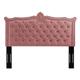 Louisa Tufted Performance Velvet Full/Queen Headboard Dusty Rose MOD-6324-DUS