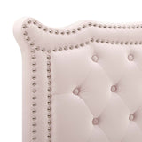 Louisa Tufted Performance Velvet Full/Queen Headboard Pink MOD-6324-PNK