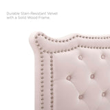 Louisa Tufted Performance Velvet Full/Queen Headboard Pink MOD-6324-PNK