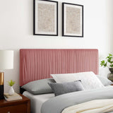 Eloise Channel Tufted Performance Velvet Twin Headboard Dusty Rose MOD-6326-DUS