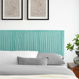 Eloise Channel Tufted Performance Velvet King/California King Headboard Mint MOD-6328-MIN