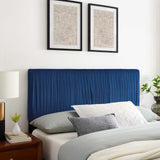 Eloise Channel Tufted Performance Velvet King/California King Headboard Navy MOD-6328-NAV