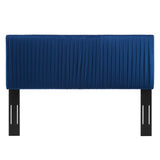 Eloise Channel Tufted Performance Velvet King/California King Headboard Navy MOD-6328-NAV