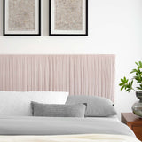 Eloise Channel Tufted Performance Velvet King/California King Headboard Pink MOD-6328-PNK