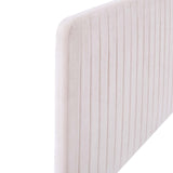 Milenna Channel Tufted Performance Velvet Twin Headboard Pink MOD-6337-PNK