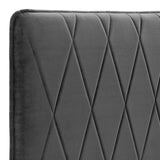 Leila Performance Velvet Full/Queen Headboard Charcoal MOD-6344-CHA