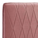 Leila Performance Velvet Full/Queen Headboard Dusty Rose MOD-6344-DUS