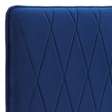 Leila Performance Velvet Full/Queen Headboard Navy MOD-6344-NAV