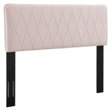 Leila Performance Velvet Full/Queen Headboard Pink MOD-6344-PNK