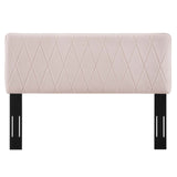 Leila Performance Velvet Full/Queen Headboard Pink MOD-6344-PNK