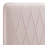 Leila Performance Velvet Full/Queen Headboard Pink MOD-6344-PNK