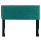 Leila Performance Velvet Full/Queen Headboard Teal MOD-6344-TEA