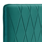 Leila Performance Velvet Full/Queen Headboard Teal MOD-6344-TEA