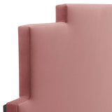 Kasia Performance Velvet Twin Headboard Dusty Rose MOD-6355-DUS