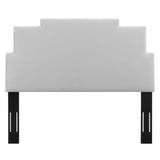 Kasia Performance Velvet Twin Headboard Light Gray MOD-6355-LGR