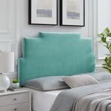 Kasia Performance Velvet Twin Headboard Mint MOD-6355-MIN