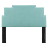 Kasia Performance Velvet Twin Headboard Mint MOD-6355-MIN