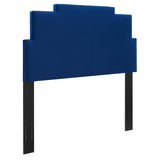 Kasia Performance Velvet Twin Headboard Navy MOD-6355-NAV