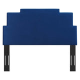 Kasia Performance Velvet Twin Headboard Navy MOD-6355-NAV