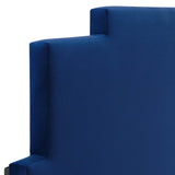 Kasia Performance Velvet Twin Headboard Navy MOD-6355-NAV