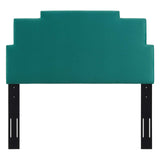 Kasia Performance Velvet Twin Headboard Teal MOD-6355-TEA