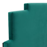 Kasia Performance Velvet Twin Headboard Teal MOD-6355-TEA