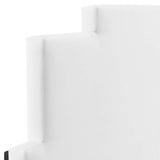 Kasia Performance Velvet Twin Headboard White MOD-6355-WHI