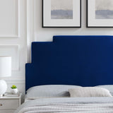 Kasia Performance Velvet Full/Queen Headboard Navy MOD-6356-NAV