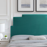 Kasia Performance Velvet Full/Queen Headboard Teal MOD-6356-TEA