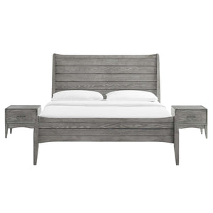 Georgia 3 Piece Queen Bedroom Set Gray MOD-6365-GRY-SET