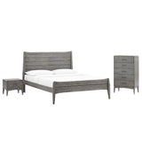 Georgia 3 Piece Queen Bedroom Set Gray MOD-6367-GRY-SET