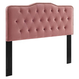 Sophia Tufted Performance Velvet Twin Headboard Dusty Rose MOD-6409-DUS